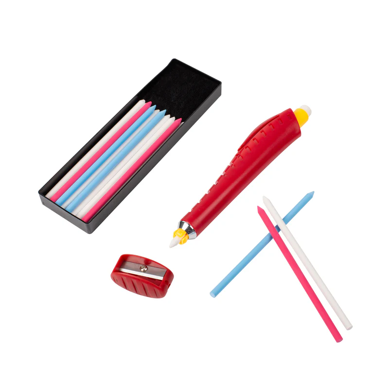 crayon craie porte mine + 16 mines assorties